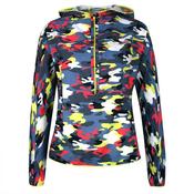 Callaway Ladies 1/2 Zip Multi C Camo Hoodie Small Peacoat 410 image