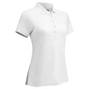 Callaway Girls Micro Hex Solid  Polo Medium White 100 image