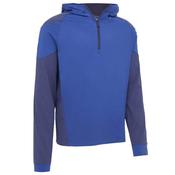 Callaway Gents LS 1/4 ZIP Hood Small Blue 434 image