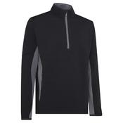 Callaway Gents Textured Pullover 1/4 Zip Small Caviar 002