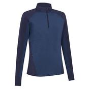 Callaway Ladies Knit Heathered 1/4 Zip XSmall Dark Navy - Heather 414 image