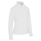 Callaway Ladies Stretch Waffle Knit Jacket Medium White 123 image