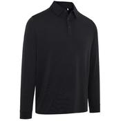 Callaway Gents Long Sleeve Knit Polo Small Caviar 002 image