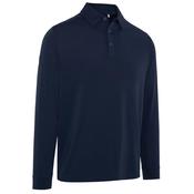 Callaway Gents Long Sleeve Knit Polo Medium Peacoat 410 image