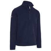 Callaway Gents Waffle 1/4 Zip Small Peacoat 410 image