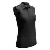 Callaway Ladies Solid Knit S/less  Polo XSmall Caviar 002