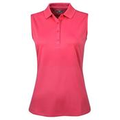 Callaway Ladies Solid Knit S/less  Polo XSmall Fruit - Dove 683