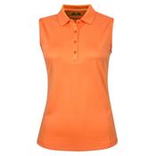 Callaway Ladies Solid Knit S/less  Polo XSmall Nectarine 827 image