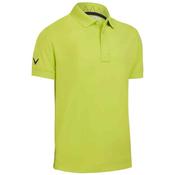Callaway Gents Solid Polo Small Lime Punch 397 image