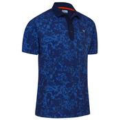Callaway Gents Camo Printed Polo Small Navy - Blazer 972