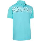 Callaway Gents Cut And Paste Print Polo Small Baltic 399