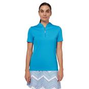 Callaway Ladies Sleeve Tonal H. Polo XSmall Blue - Sea Star - Heather 466 image