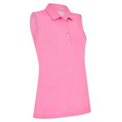 Callaway Ladies Tournament Sleeveless Polo XSmall Cheeky Pink 674