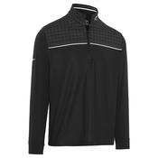 Callaway Gents Odyssey Printed Block 1/4 Zip Small Caviar 002 image
