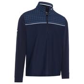 Callaway Gents Odyssey Printed Block 1/4 Zip 2XLarge Peacoat 410