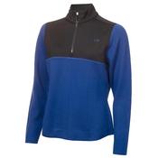 Calvin Klein Golf Ladies Cecily Hybrid Quarter Zip 10 Surf - Black