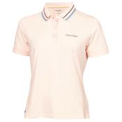 Calvin Klein Golf Ladies Lumi Polo Small Iced Blush image