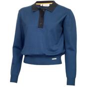 Calvin Klein Golf Ladies Olwyn Polo Sweater Small Dark Denim image