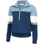 Calvin Klein Golf Ladies Neve Knit 1/2 Zip Sweater Large Dark Denim image