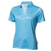 Calvin Klein Golf Ladies Crackle Polo 8 Herit Blue - White
