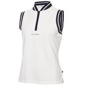 Calvin Klein Golf Ladies Camilla Printed S/Less Polo XSmall White image