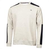 Calvin Klein Golf Gents Walker Crew Sweatshirt Small Pale Sil Marl image
