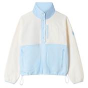 Gym + Coffee Ladies Snap Polar Fleece XSmall Glacial Blue