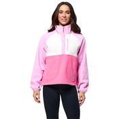 Gym + Coffee Ladies Snap Polar Fleece Small Cotton Candy image