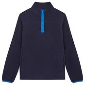 Gym + Coffee Gents 1/2 Zip Polar Fleece Small Twilight Navy