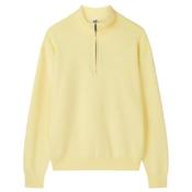 Gym + Coffee Ladies Knit 1/2 Zip XSmall Sunshine Yellow