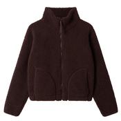 Gym + Coffee Ladies Industry Fleece High Collar Jacke XSmall Mocha