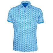 Galvin Green Gents Madden Shirt 2XLarge Blue - White