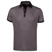 Galvin Green Gents Malcolm Shirt Small Black - Sharkskin - Red