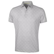Galvin Green Gents Manolo Shirt Small Cool Grey - White - Sunny Lime