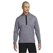 Nike Gents Dri-FIT Victory HTHR 1/2 Zip Top Small Obsidian 451 image
