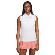 Nike Ladies Dri-FIT Victory Sleeveless Polo XLarge White 100 image