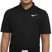 Nike Boys Dri-FIT Victory Solid Polo Small Black 010 image