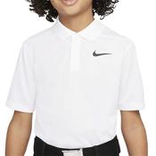 Nike Boys Dri-FIT Victory Solid Polo Small White 100 image
