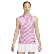 Nike Ladies Dri-FIT Victory Sleeveless Printe XSmall Cosmic - Fuchsia - Black 665 image