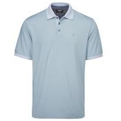 Farah Gents Kervin Polo Shirt Small Blue - Grey - White