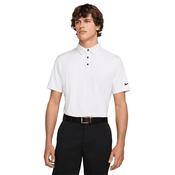 Nike Gents Dri-FIT Solid Polo Small White 100