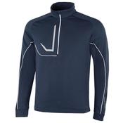 Galvin Green Gents Daxton 1/2 Zip Insula Top Medium Navy - Ensign Blue - White image