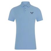 Castore Gents Essential SS  Polo XLarge Sky Blue - Midnight Navy