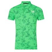 Castore Gents Printed Polo 3 Medium Lime image