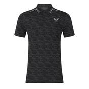 Castore Gents Printed Tech Polo Small Black image