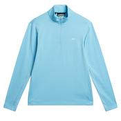 J.Lindeberg Gents Luke 1/4 Zip Mid Layer XLarge Baltic Sea O493 image