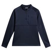 J.Lindeberg Gents Adam 1/4 Zip Mid layer Medium JL Navy 6855
