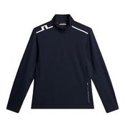 J.Lindeberg Gents Leon 1/4 Zip Mid Layer Medium JL Navy 6855 image