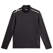 J.Lindeberg Gents Vinnie 1/4 Zip Midlayer Medium Asphalt W015