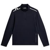 J.Lindeberg Gents Vinnie 1/4 Zip Midlayer Small JL Navy 6855